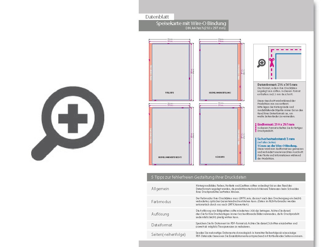 Product Bild speisekarte_mit_metall-spiralbindung__endformat_din_a4__32-seitig